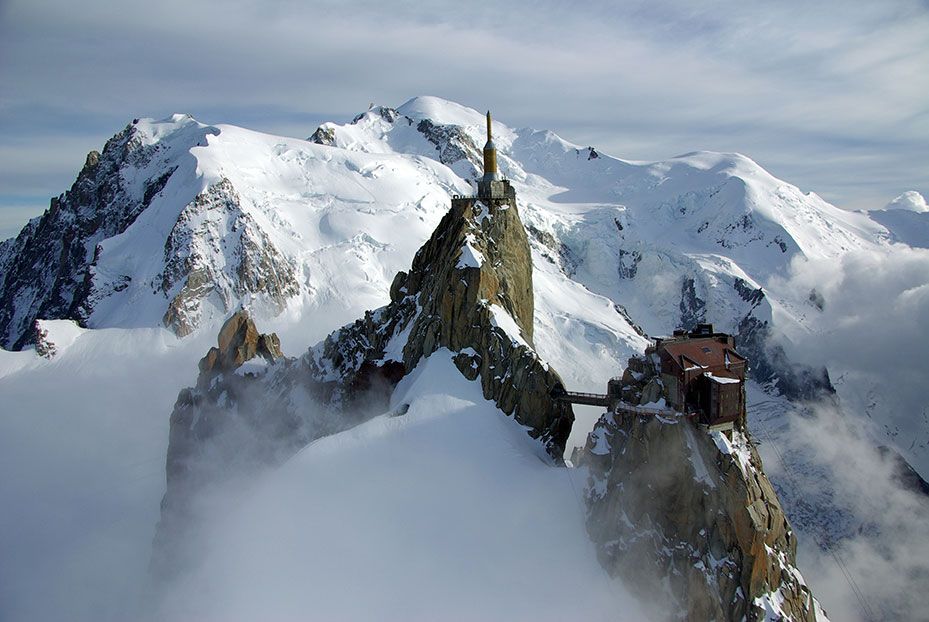 Chamonix Mont-Blanc, aiguille du Midi