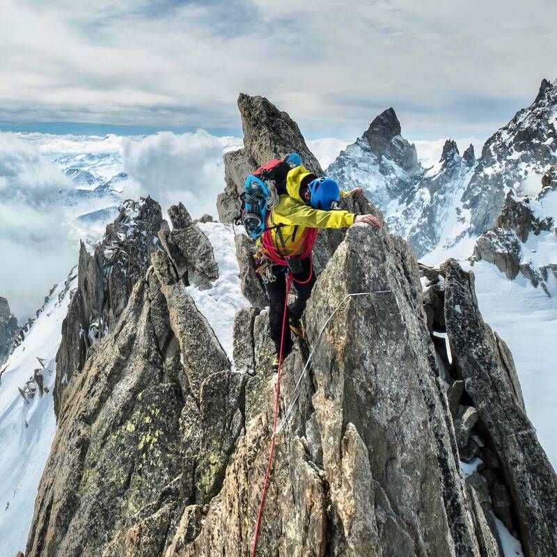 Alpine climbing couse in Chamonix Mont-Blanc Chamex