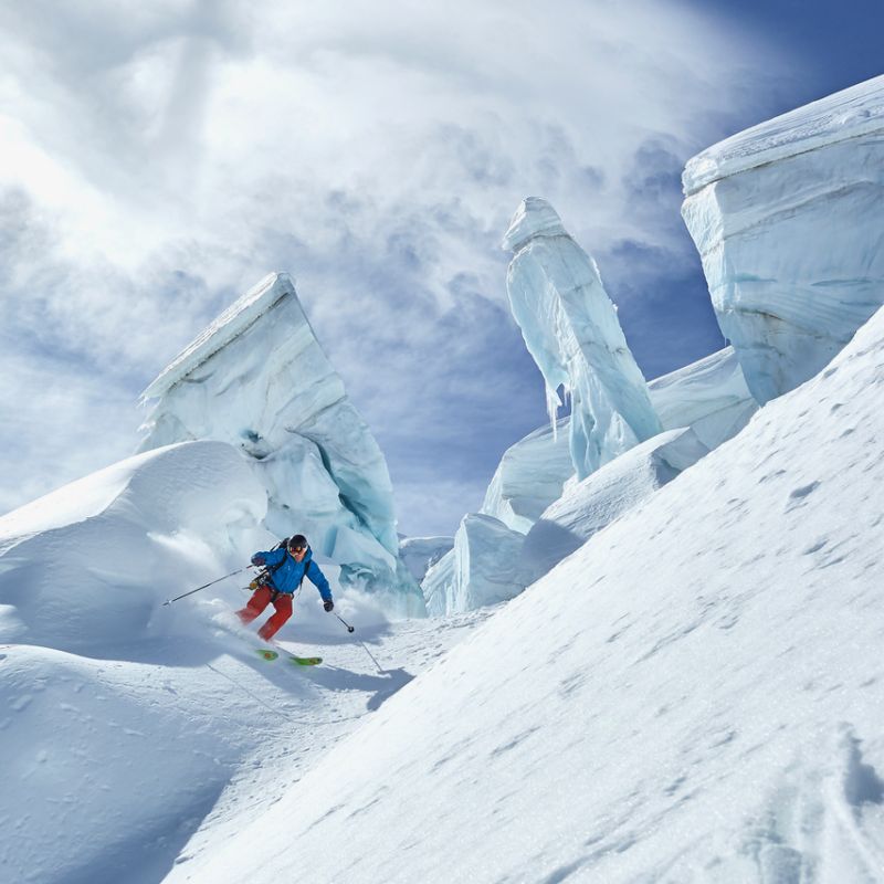 Chamonix Experience offers Vallee Blanche ski guiding from January till April.