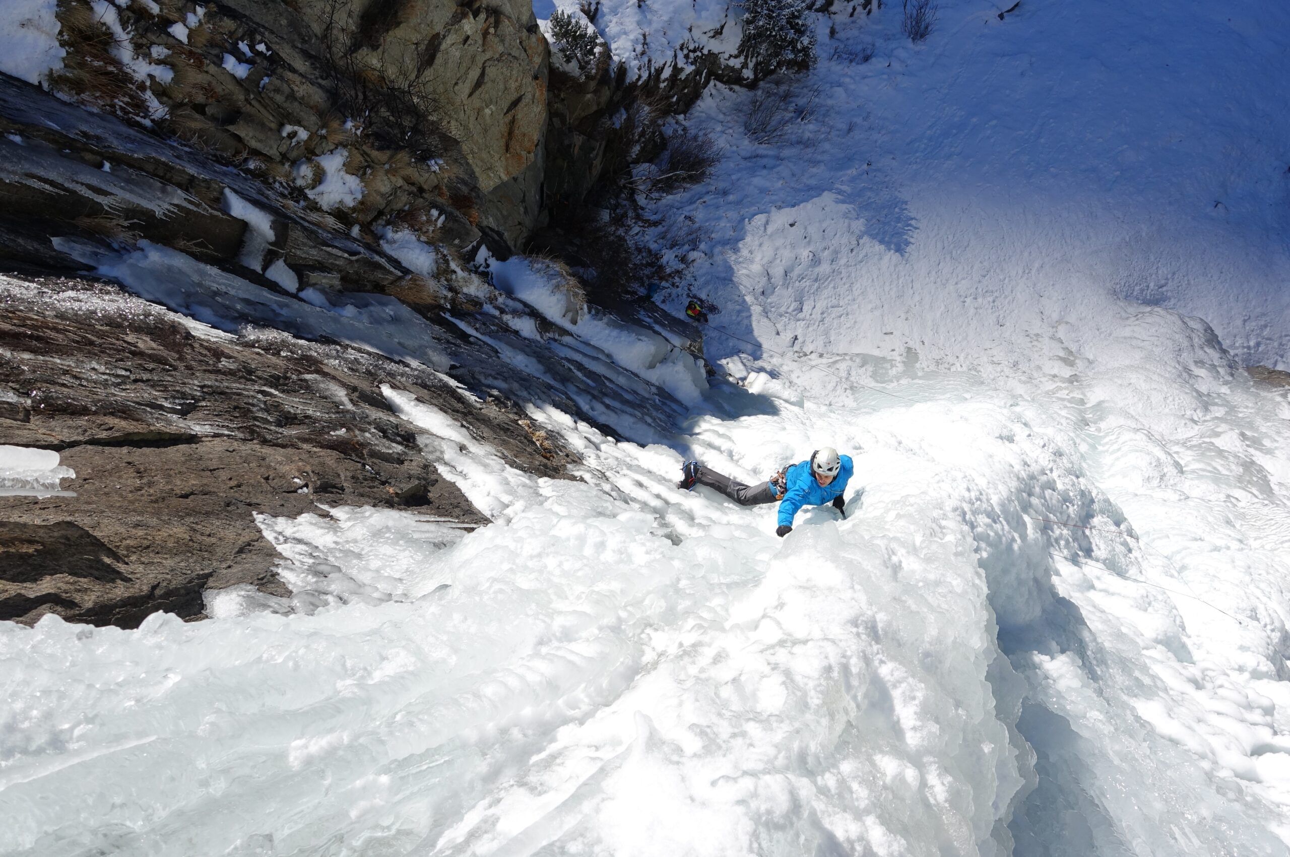 Ice climbing with a private guide in Chamonix Mont Blanc