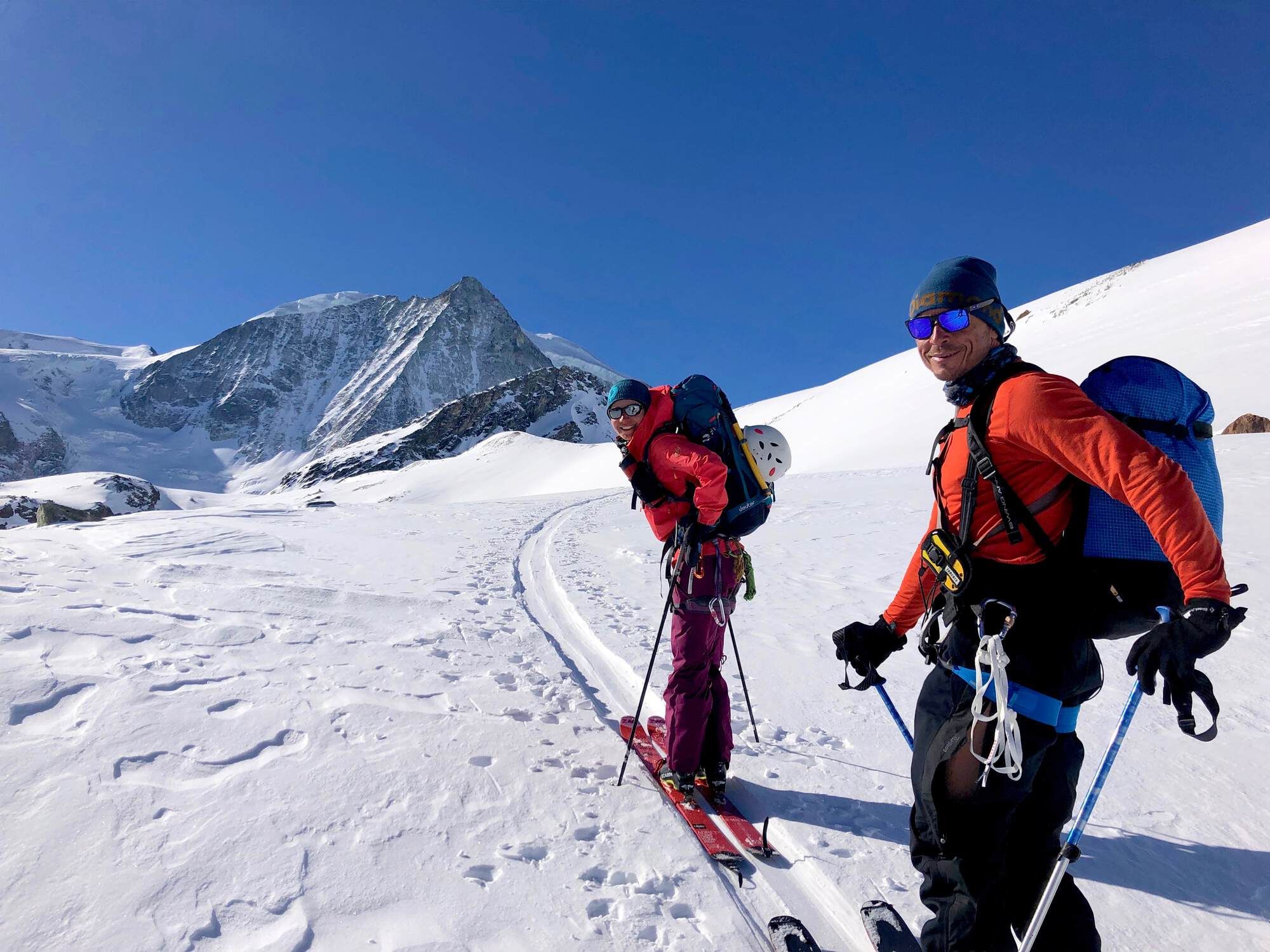 Ski touring progression course Chamonix Chamex