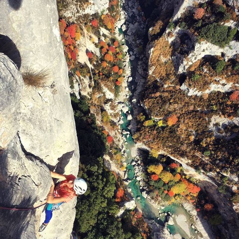 5 days rock climbing in Verdon Gorge Chamex