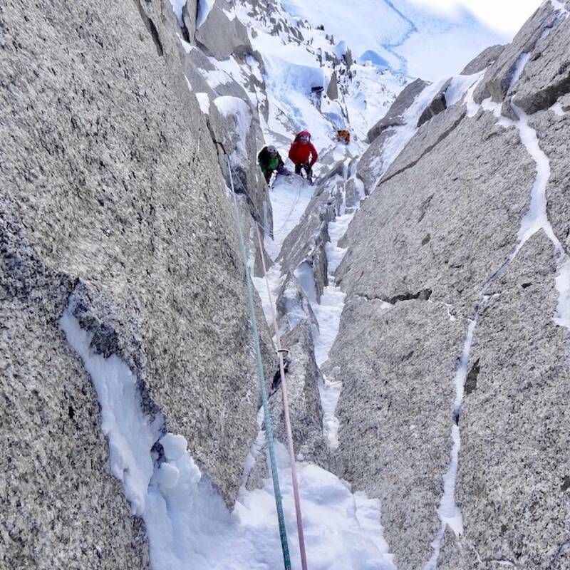 Winter mountaineering course Chamonix Level 3 Chamex