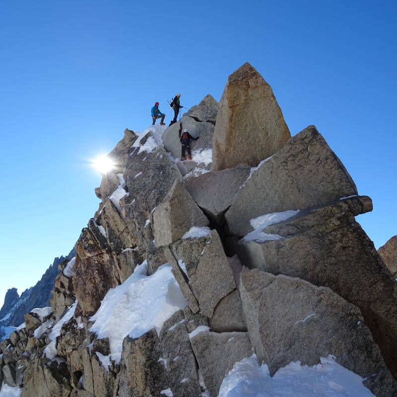 Winter mountaineering course Chamonix Level 1 Chamex