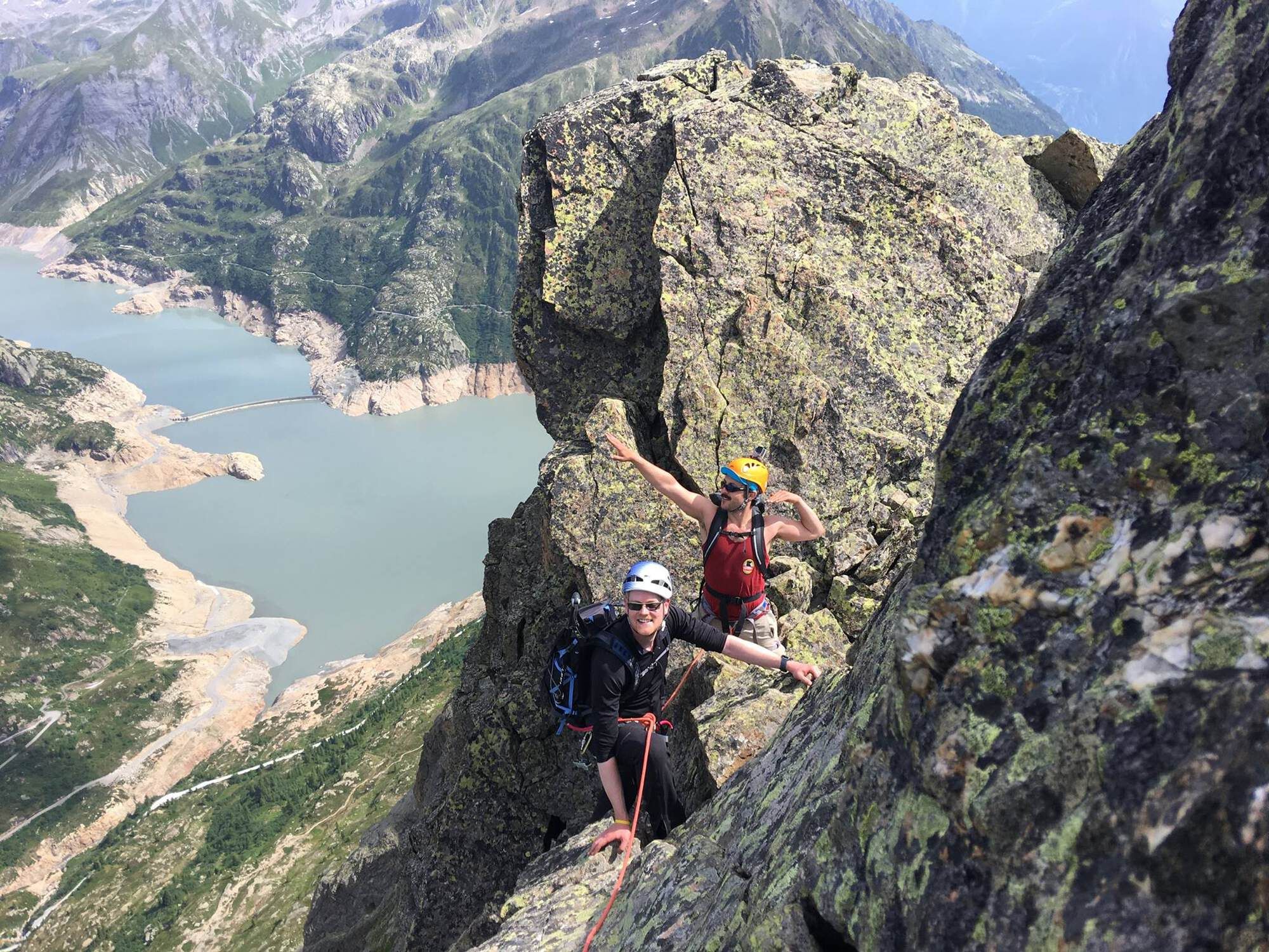 Perrons de Vallorcine, Traverse Chamex