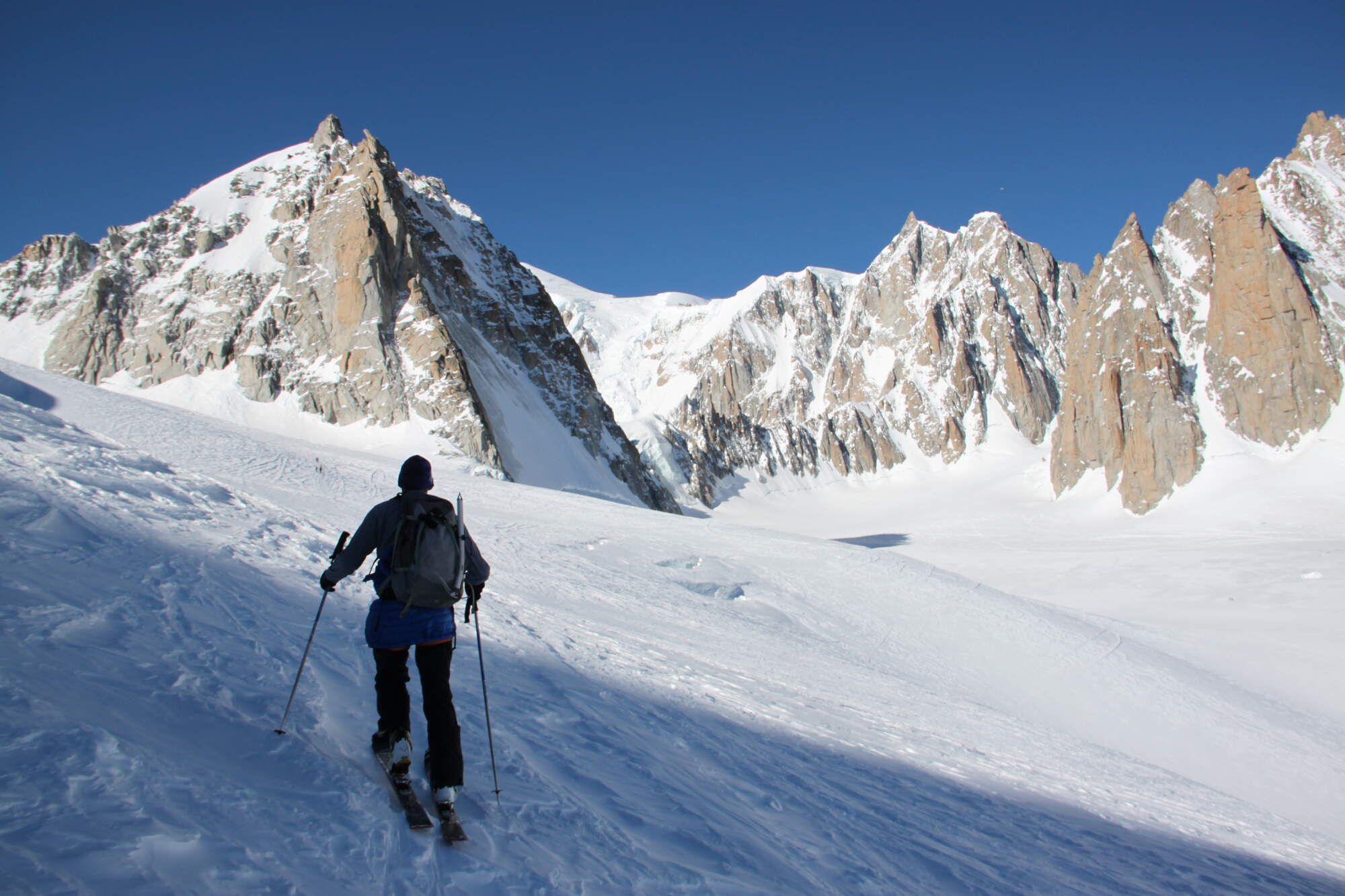 Summits to ski Chamex