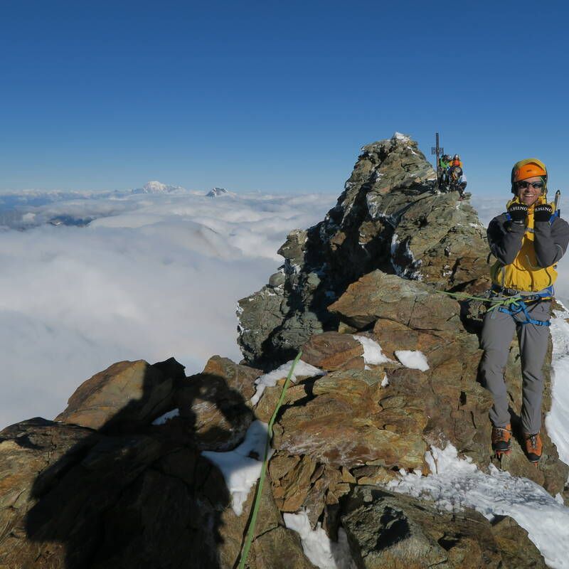 Climb the Matterhorn 6 day course Chamex