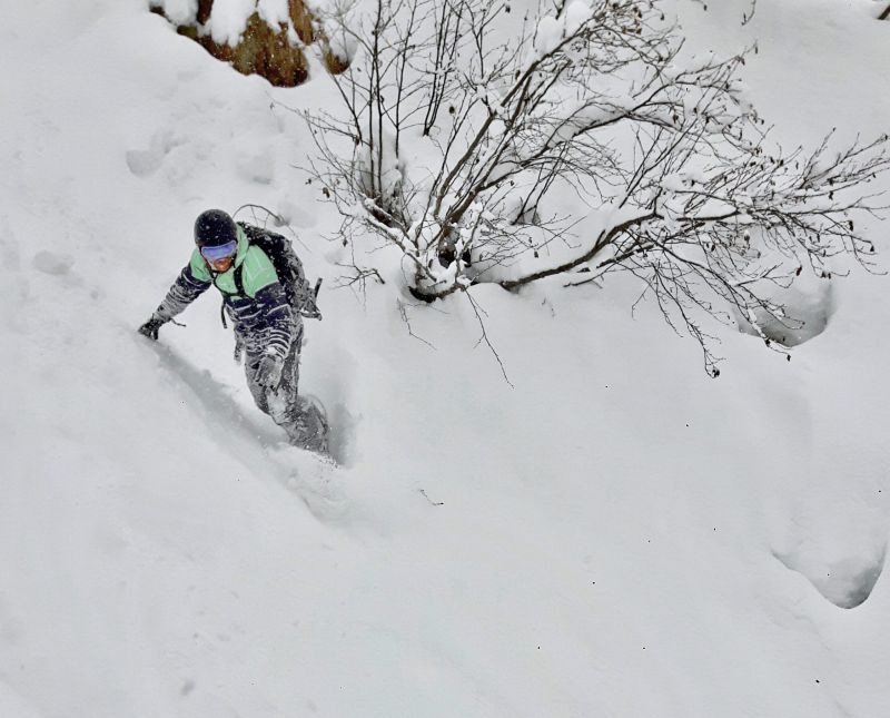 Chamex freeride introduction course at Le Tour, Chamonix.