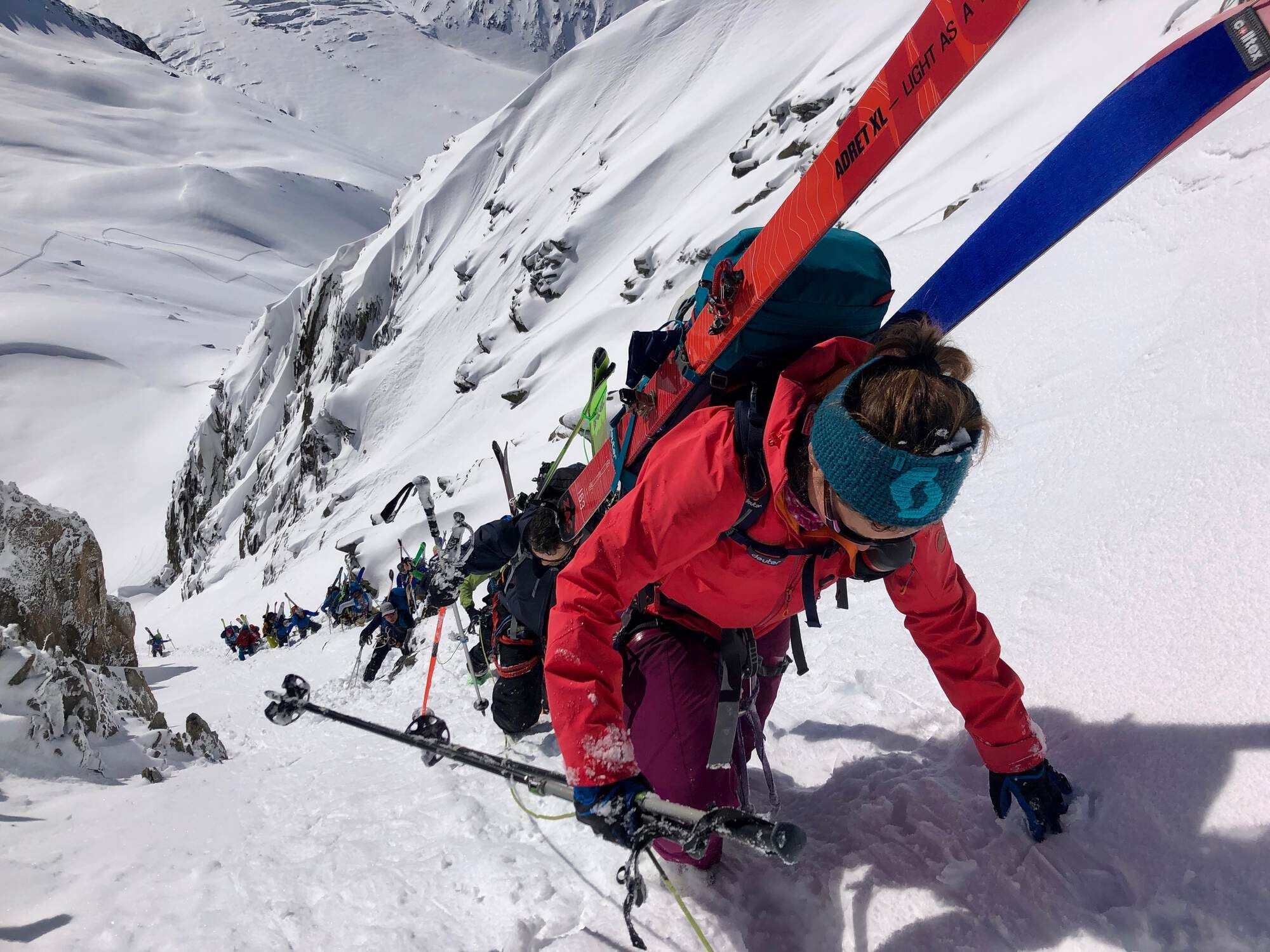 Haute route guided ski tour Chamex