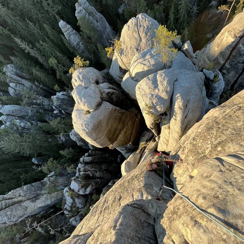 Climb the Sandstone towers in the Czech Republic Chamex