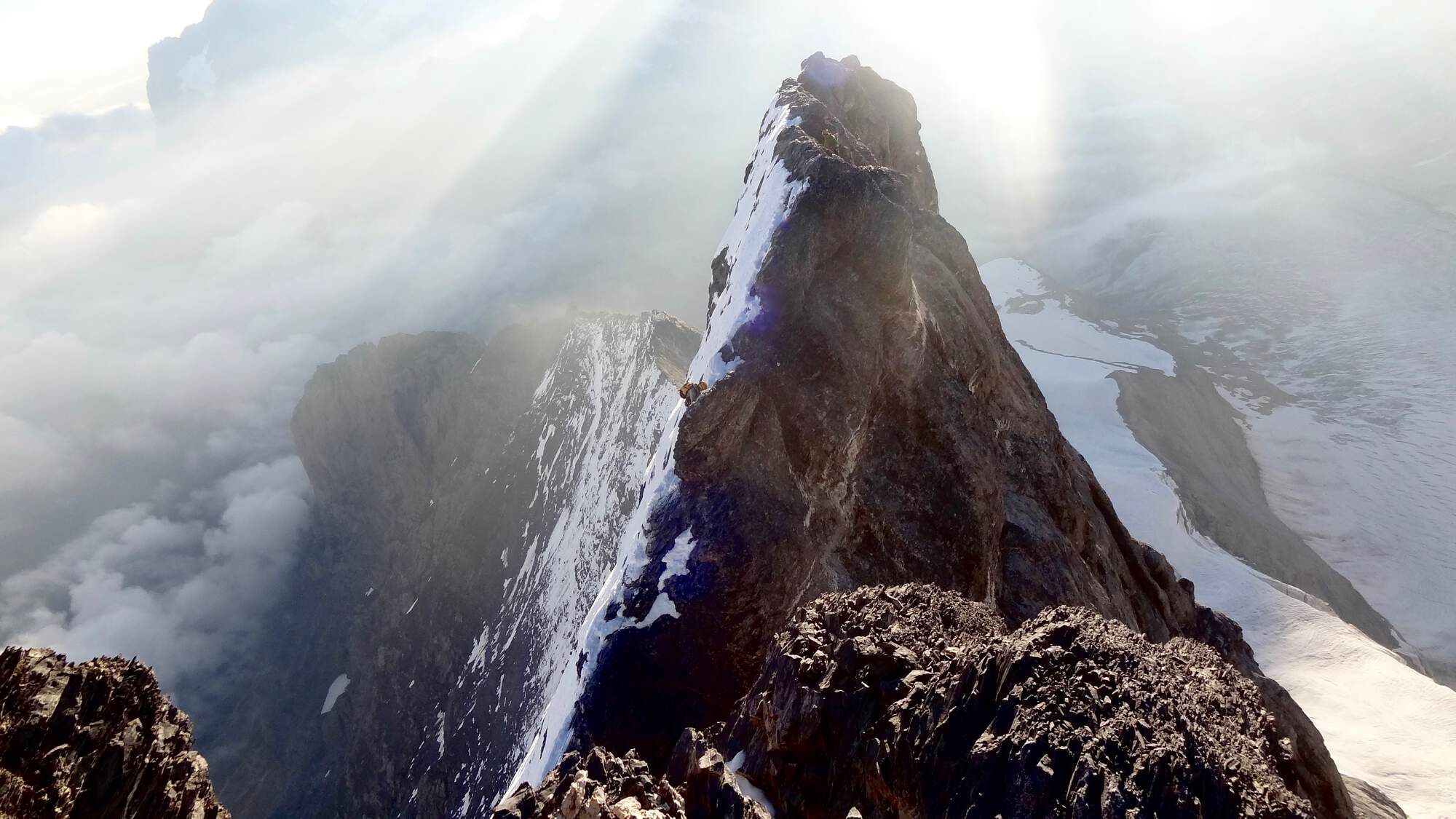 Climb Eiger peak 6 day course Chamex