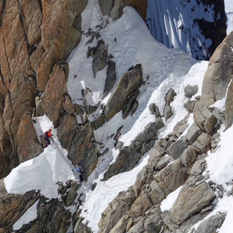 Alpine climbing course in Chamonix Level 2 Chamex