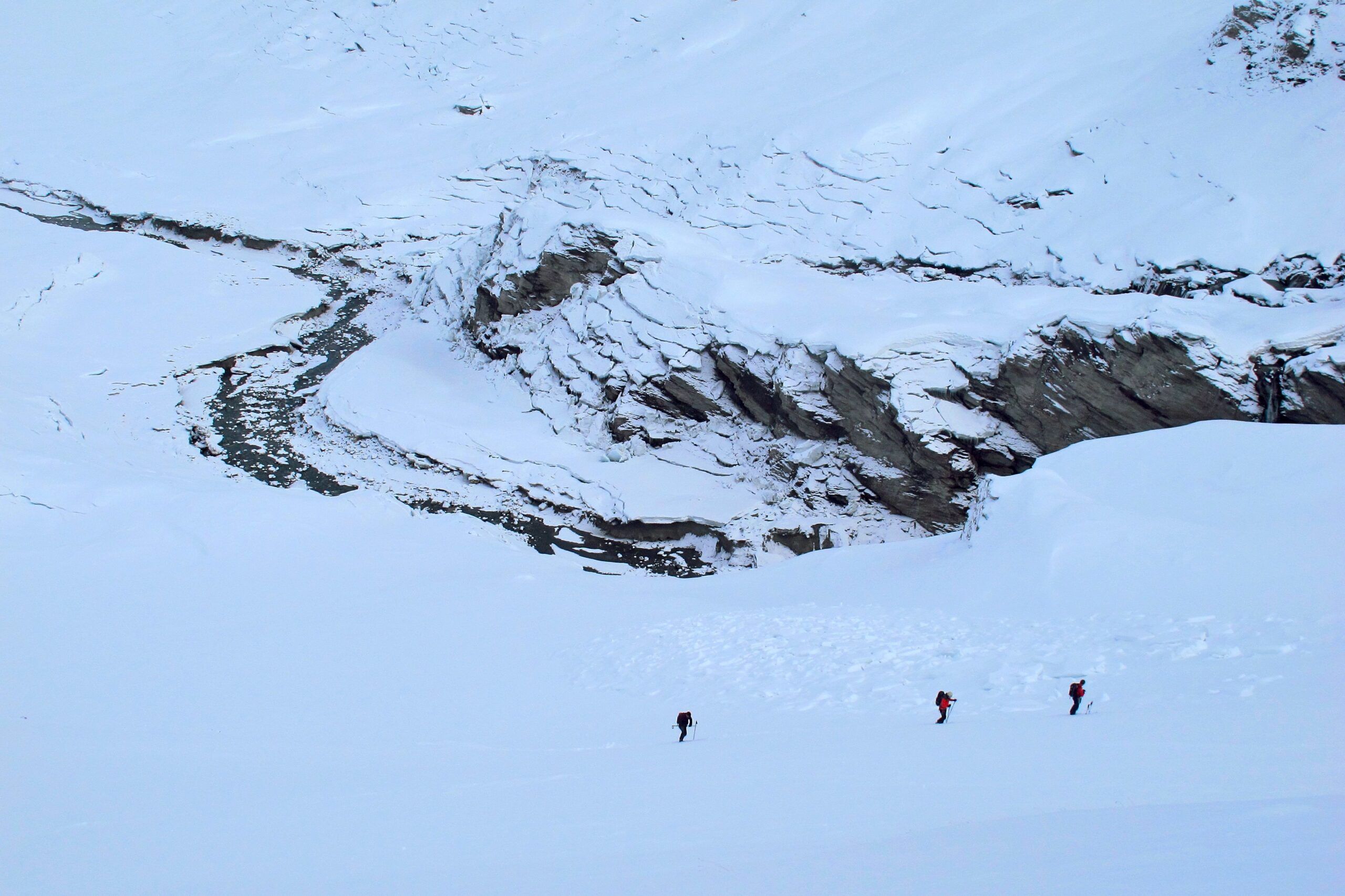 Chamex team on the Haute Route ski tour.