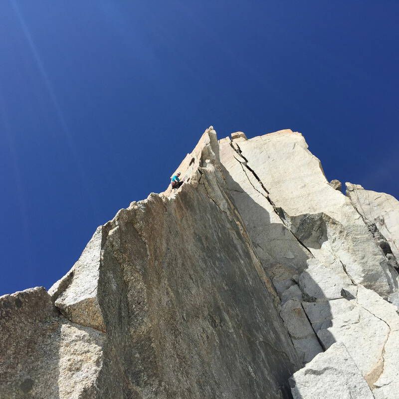 Contamines route, Pointe Lachenal Chamonix Chamex