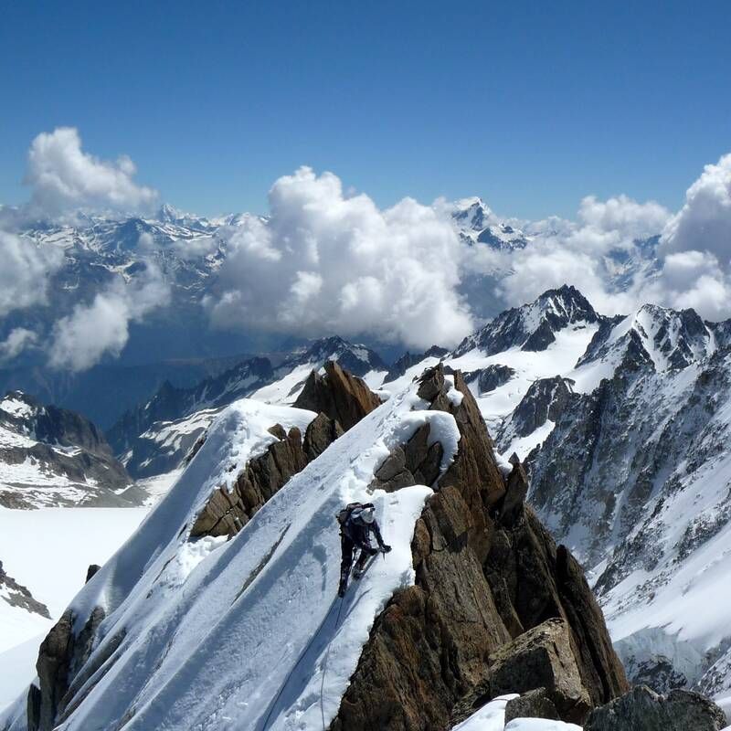 Climb aiguille du Chardonnet Chamex