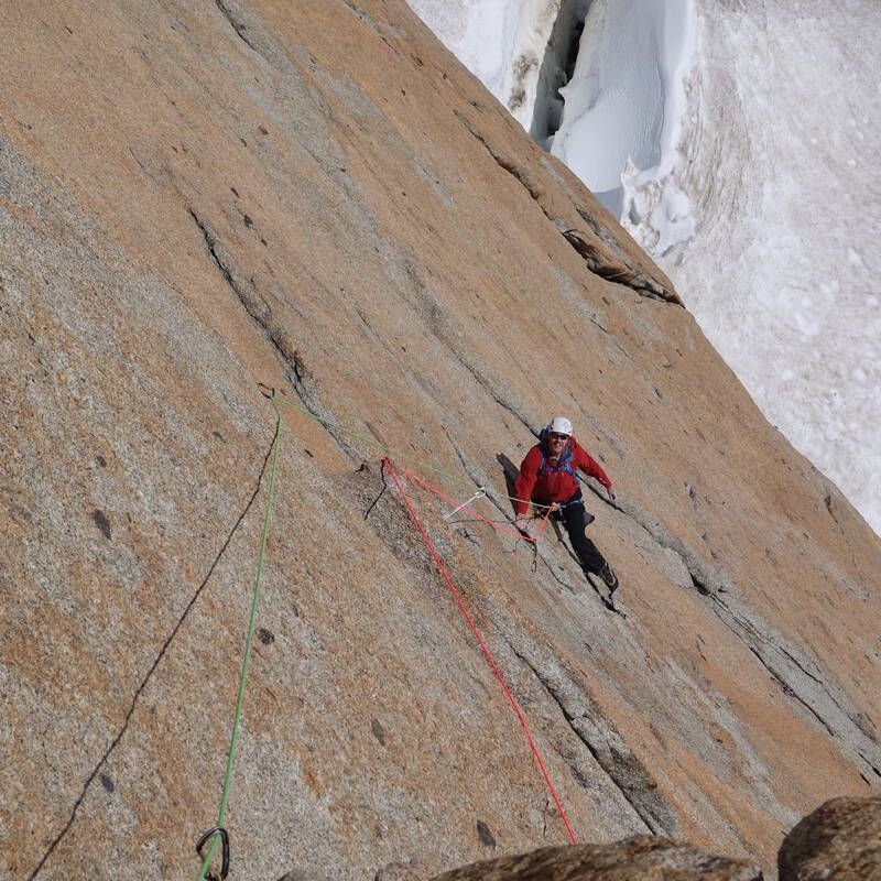 Rébuffat - Baquet route, aiguille du Midi Chamex