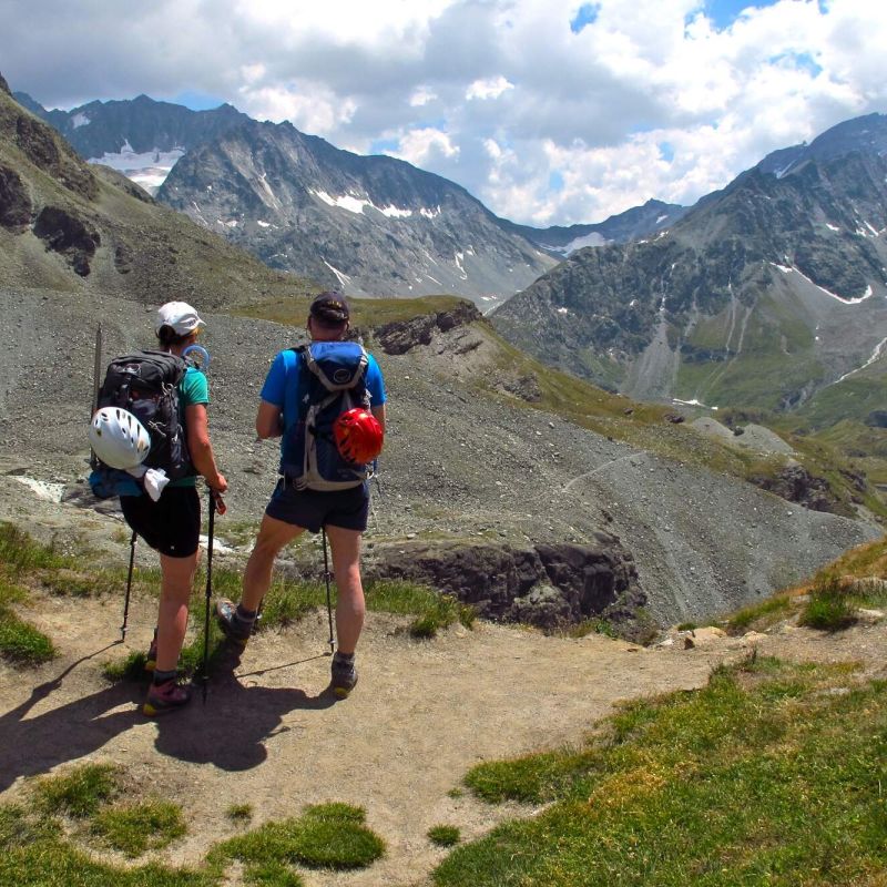 classic haute route hiking tour