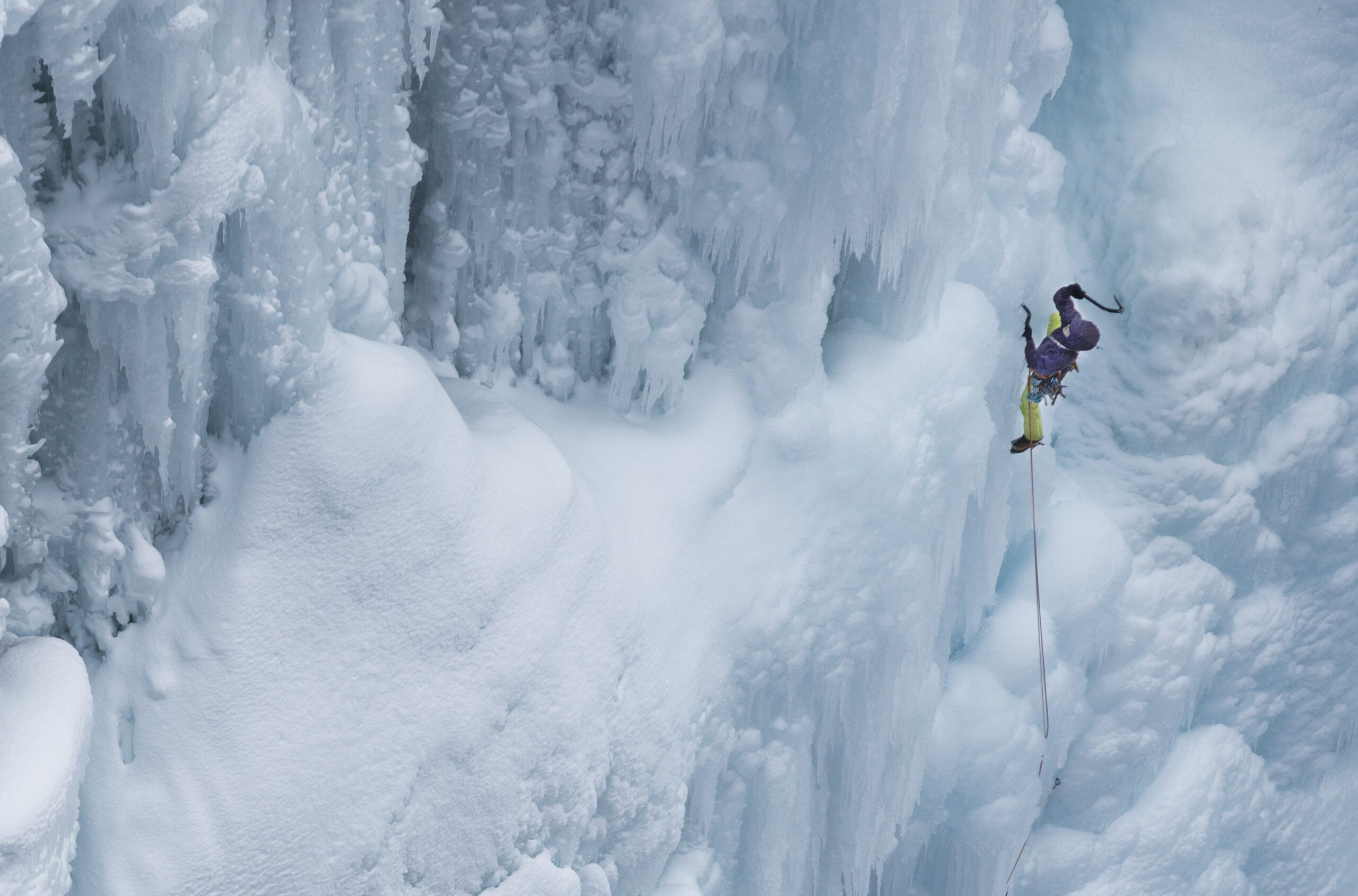 Ice climbing with UIAGM mountain guides from Chamex 