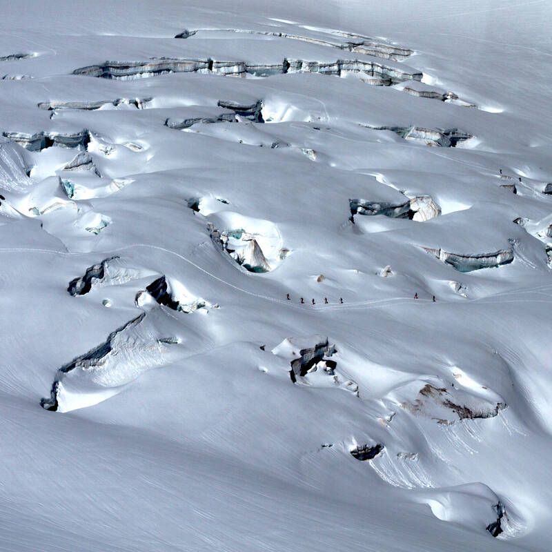 Vallée Blanche traverse, classic climbs Chamex