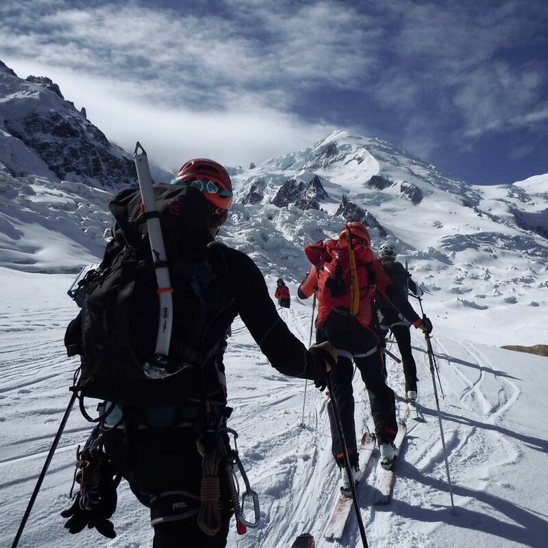Summits to ski Chamex